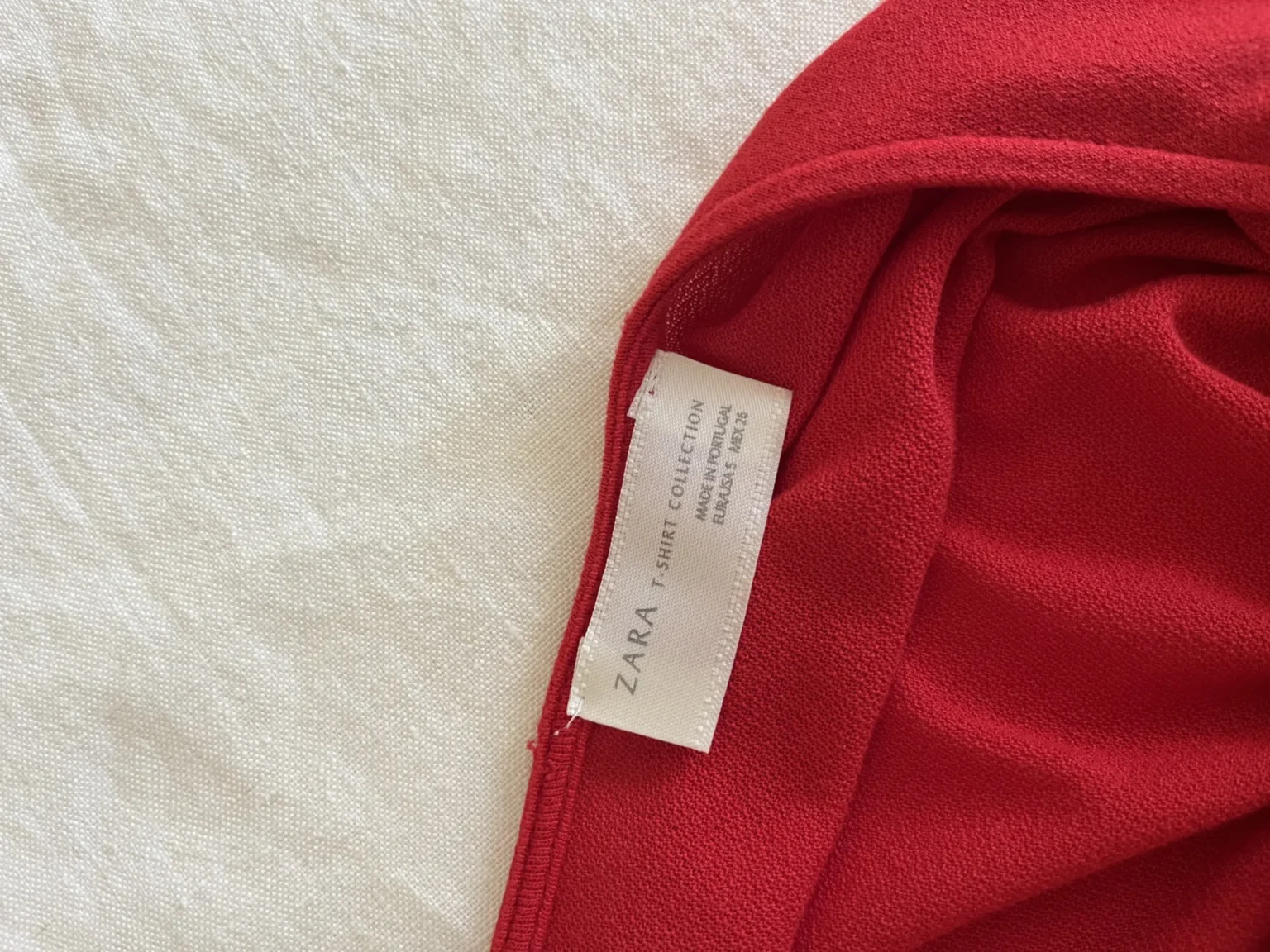 Image for Haut à manche courte rouge