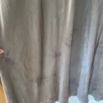 Thumbnail for Robe nuisette Zara aspect satin gris avec un subtil effet tie-dye ton sur ton - Très unique