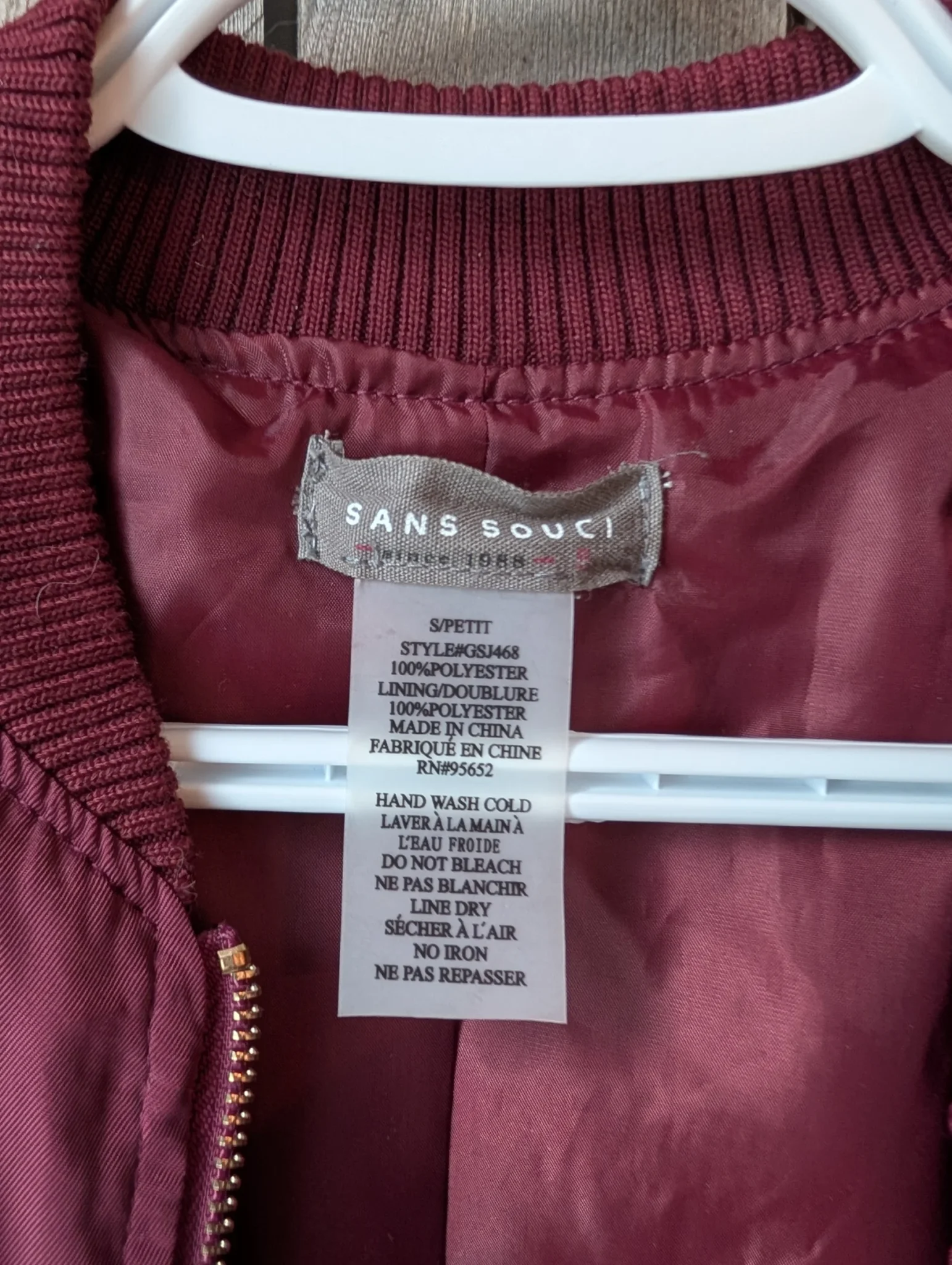 Image for Bomber jacket "sans souci"