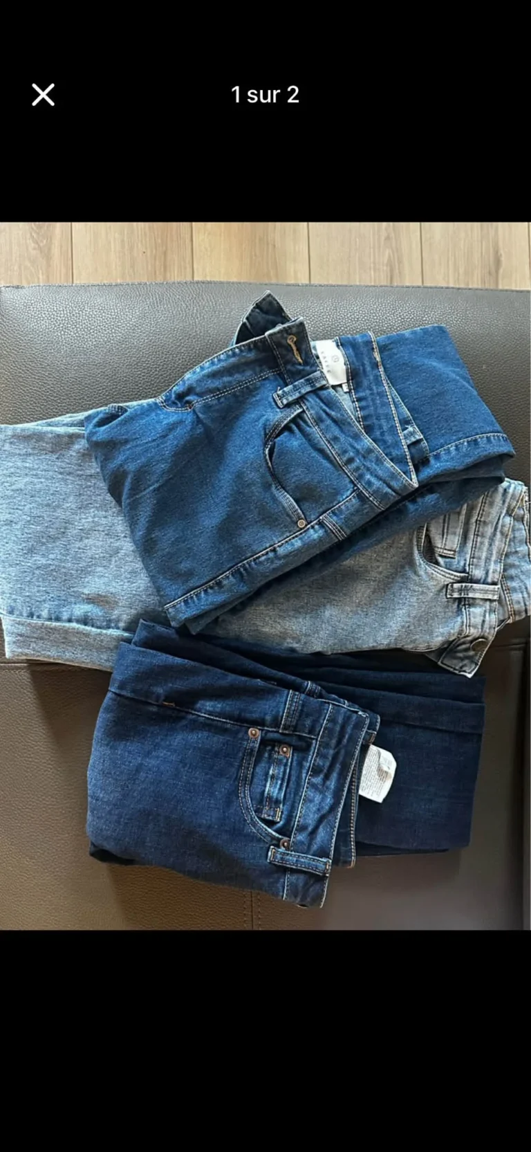 Featured image for Lot de 3 jeans KAFFE taille 34
