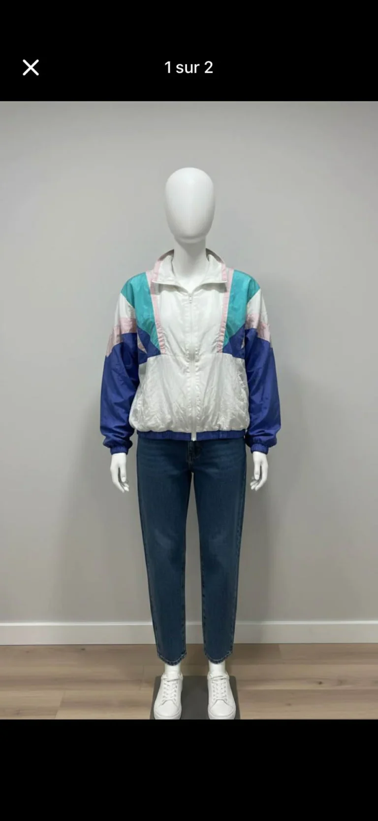 Featured image for veste coupe-vent vintage ISPO (années 80-90)