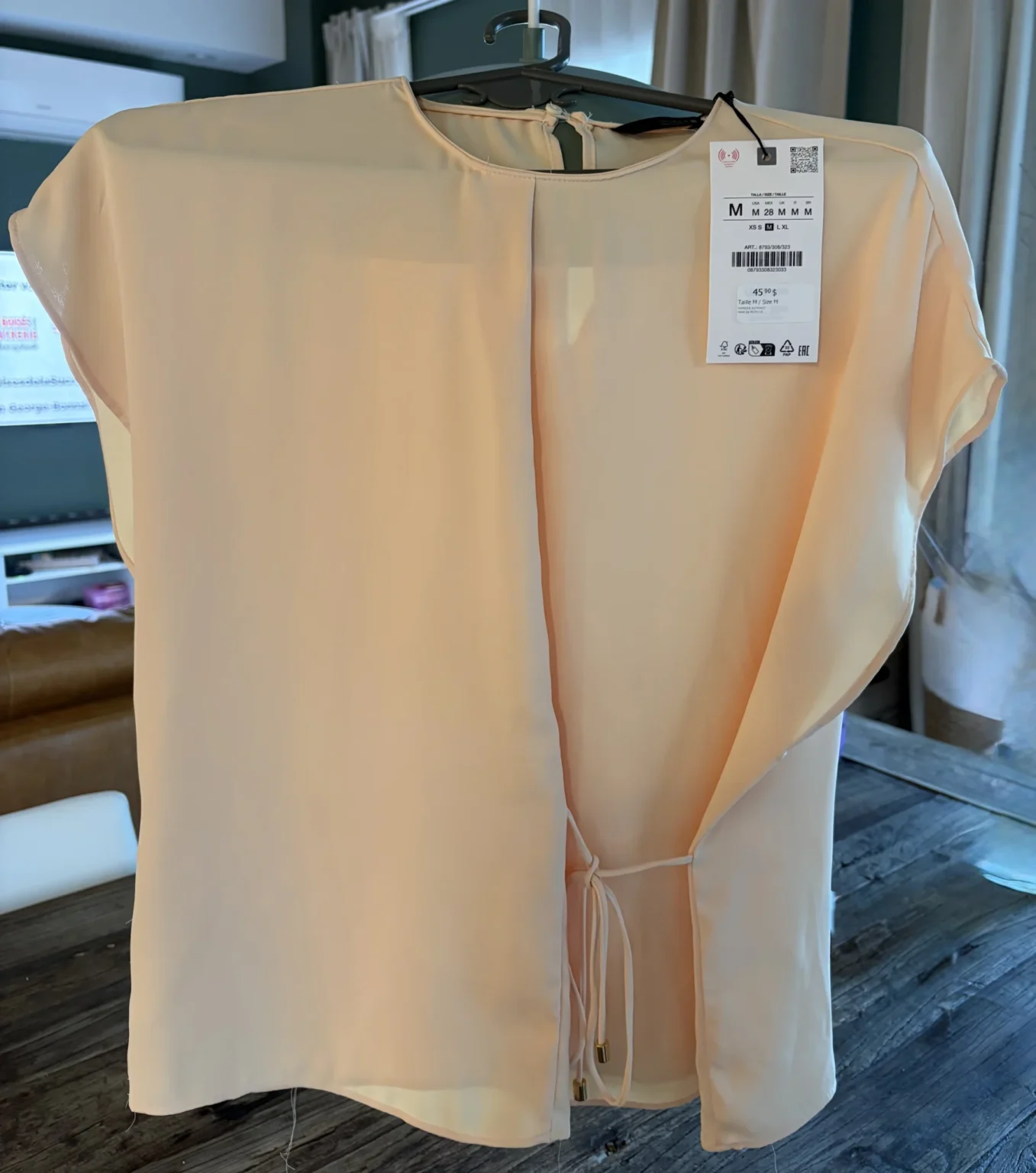 Featured image for Blouse jaune Zara