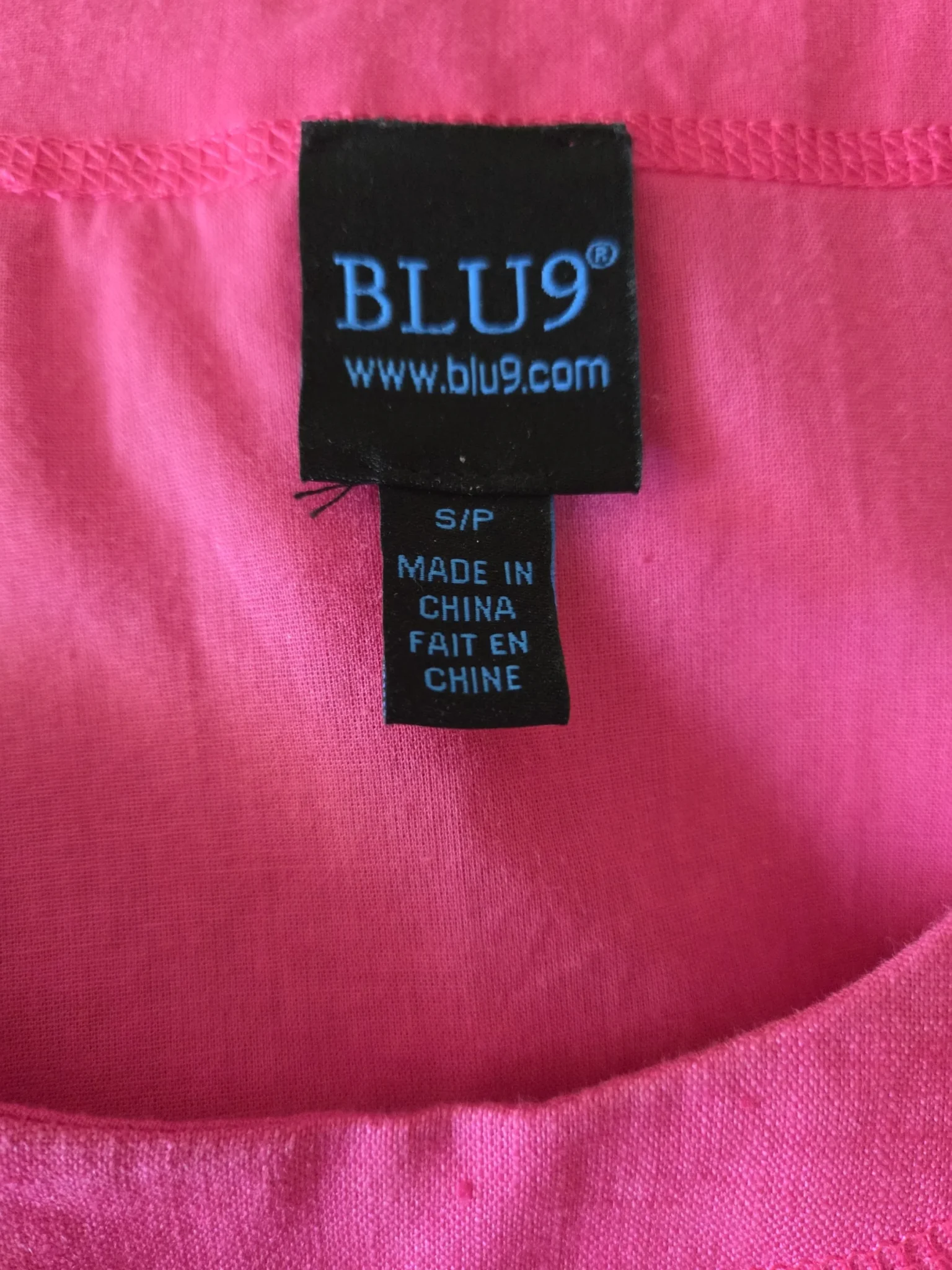 Image for Robe fuchsia éclatante 100 % lin
