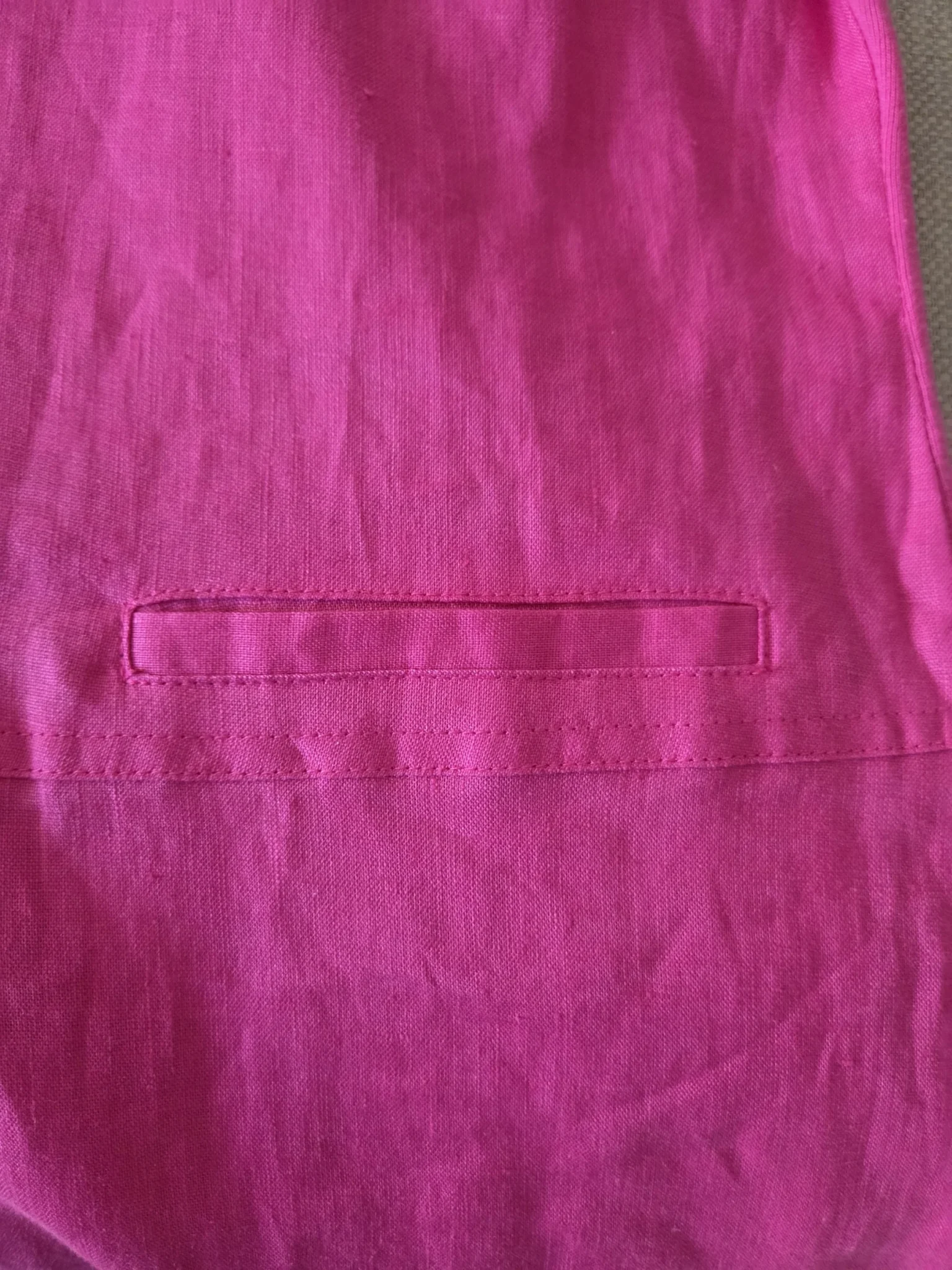 Image for Robe fuchsia éclatante 100 % lin