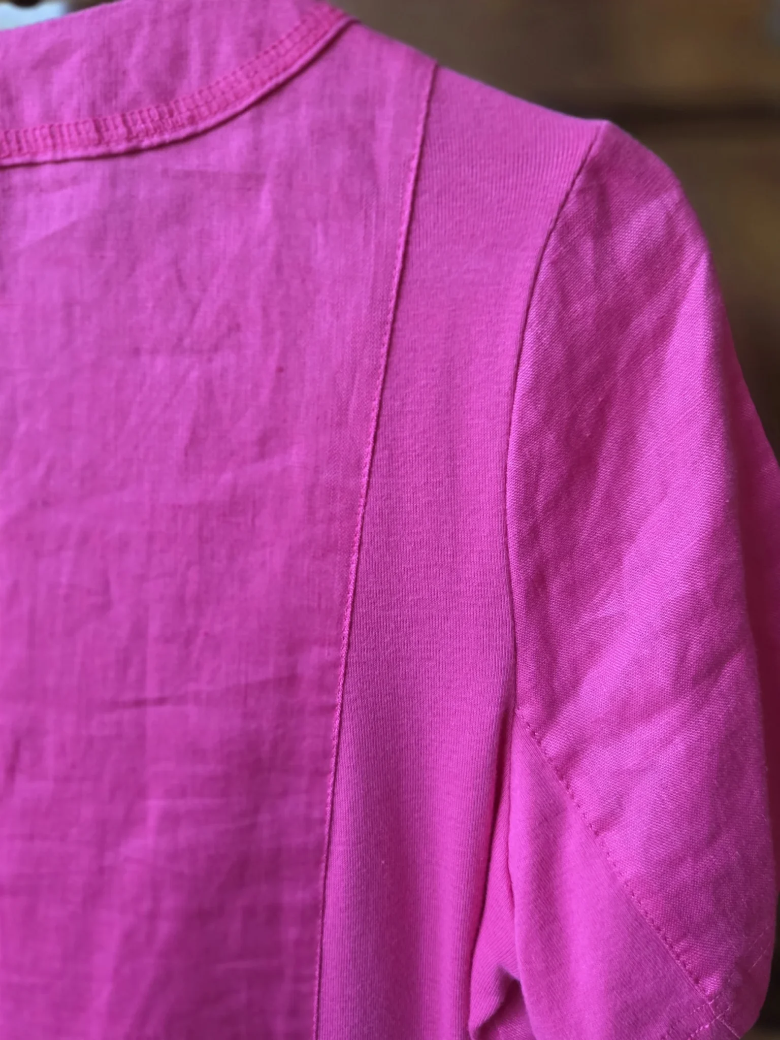 Image for Robe fuchsia éclatante 100 % lin