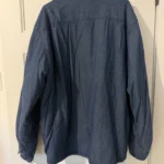 Thumbnail for Veste Wrangler pour homme doublée en sherpa épais – Bleu – XL