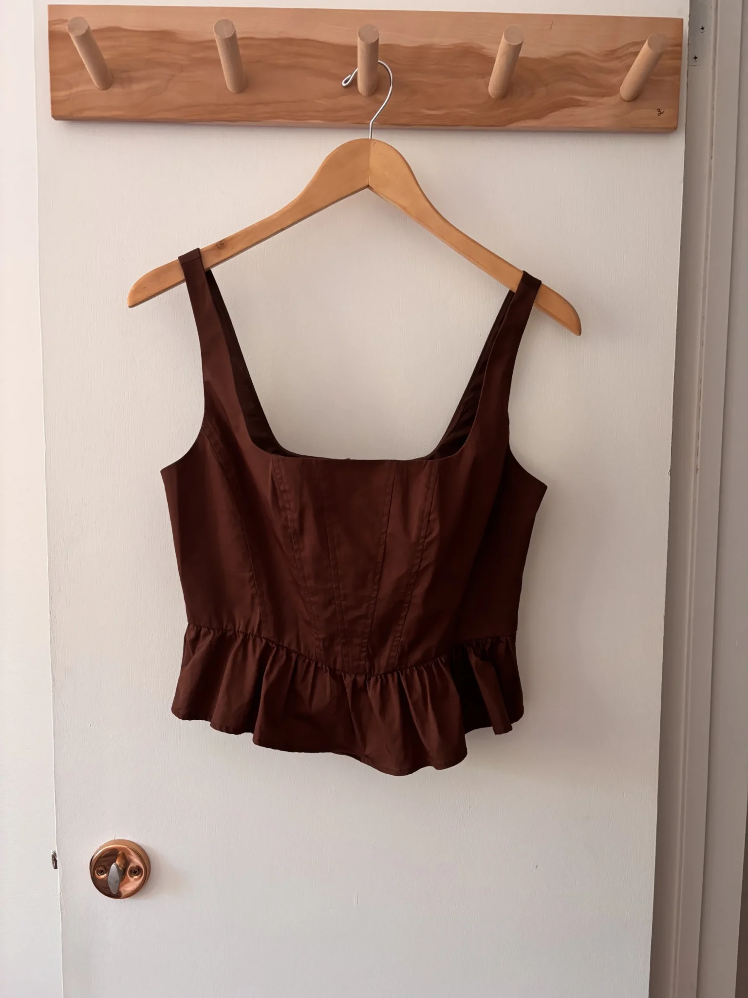 Image for Top Anthropologie Mare Mare péplum