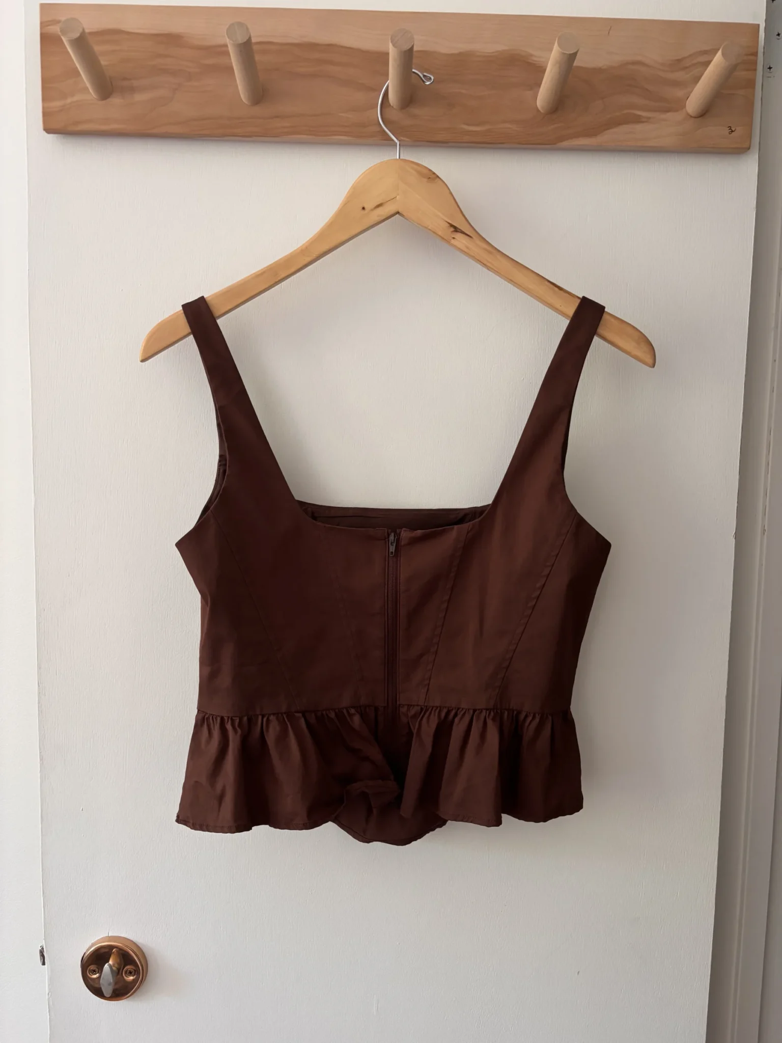 Image for Top Anthropologie Mare Mare péplum