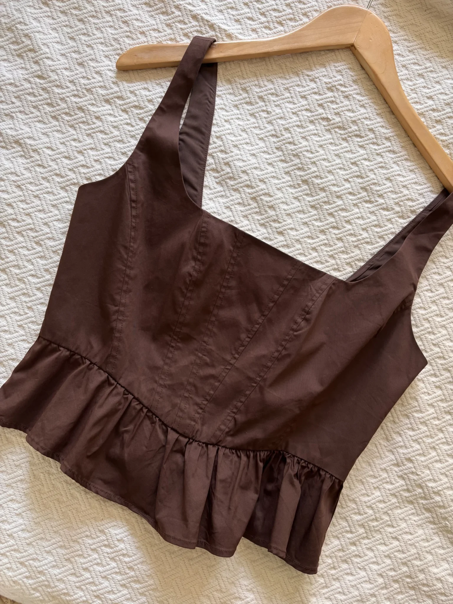 Image for Top Anthropologie Mare Mare péplum