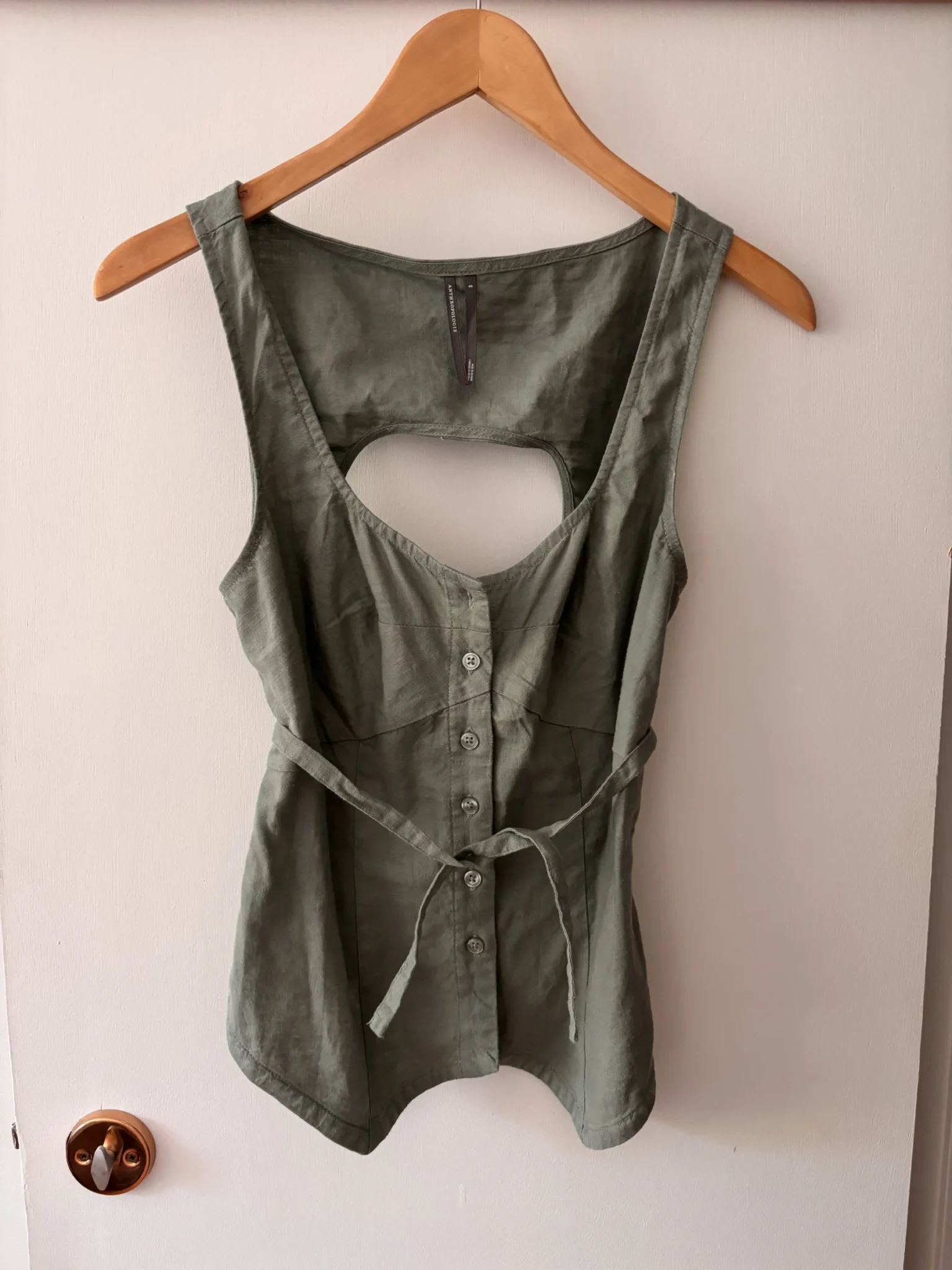 Image for Top en lin dos ouvert