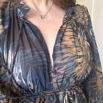 Thumbnail for Robe avec motif tropical