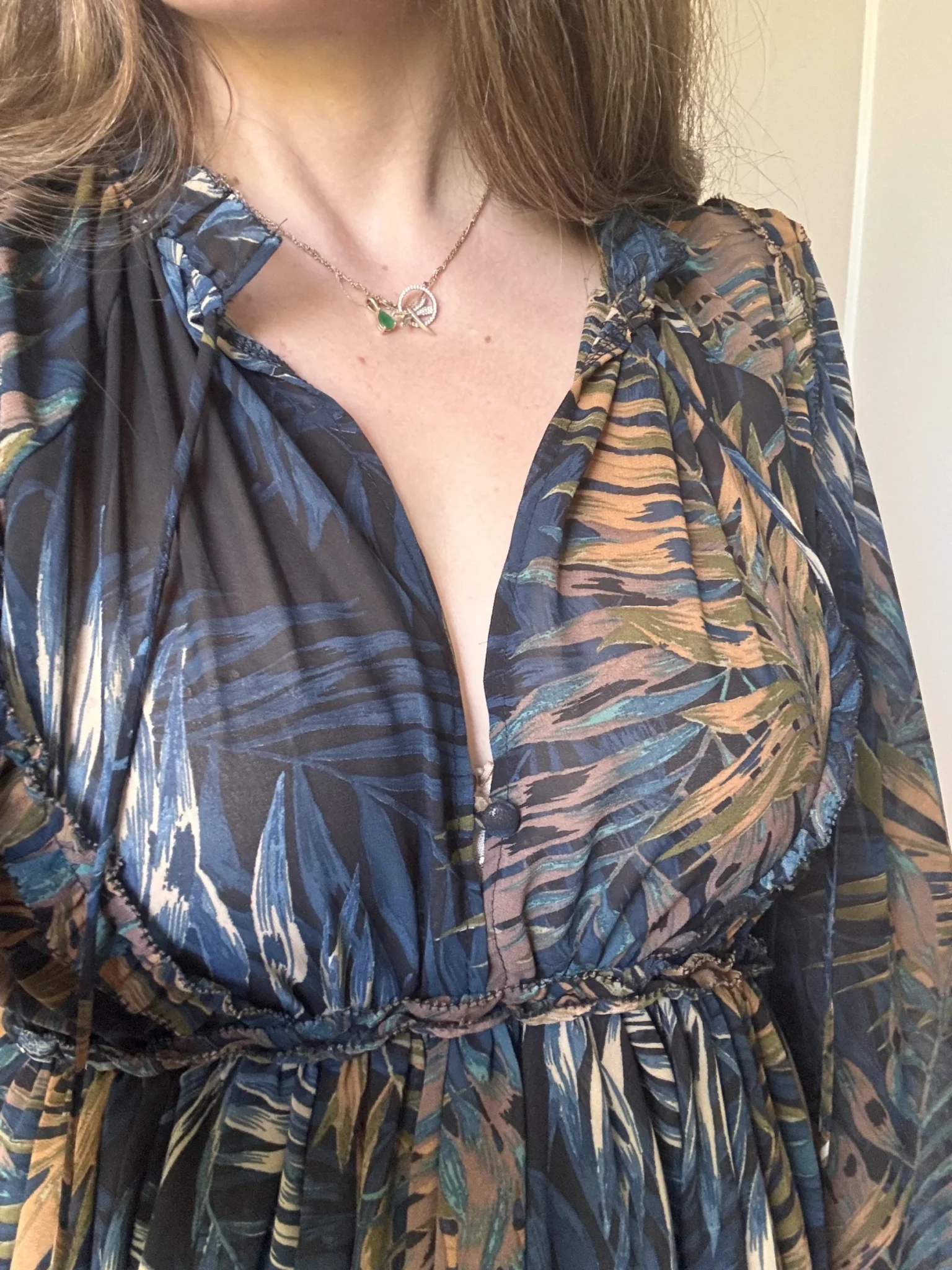 Image for Robe avec motif tropical