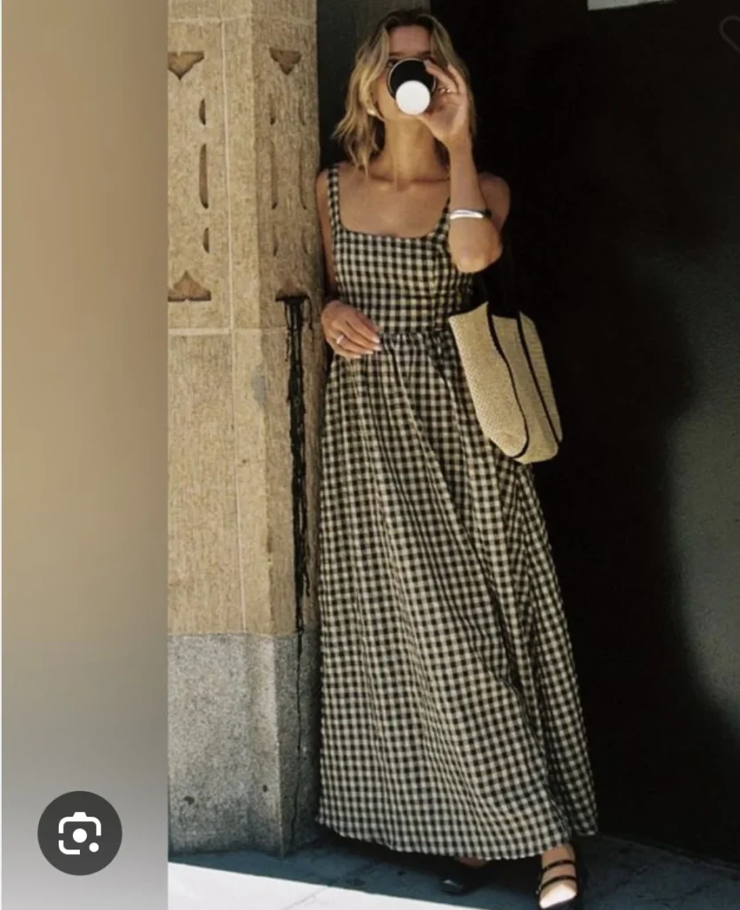 Featured image for Robe maxi Princess Polly gingham