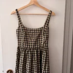Thumbnail for Robe maxi Princess Polly gingham