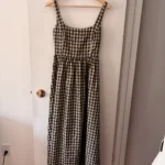 Thumbnail for Robe maxi Princess Polly gingham
