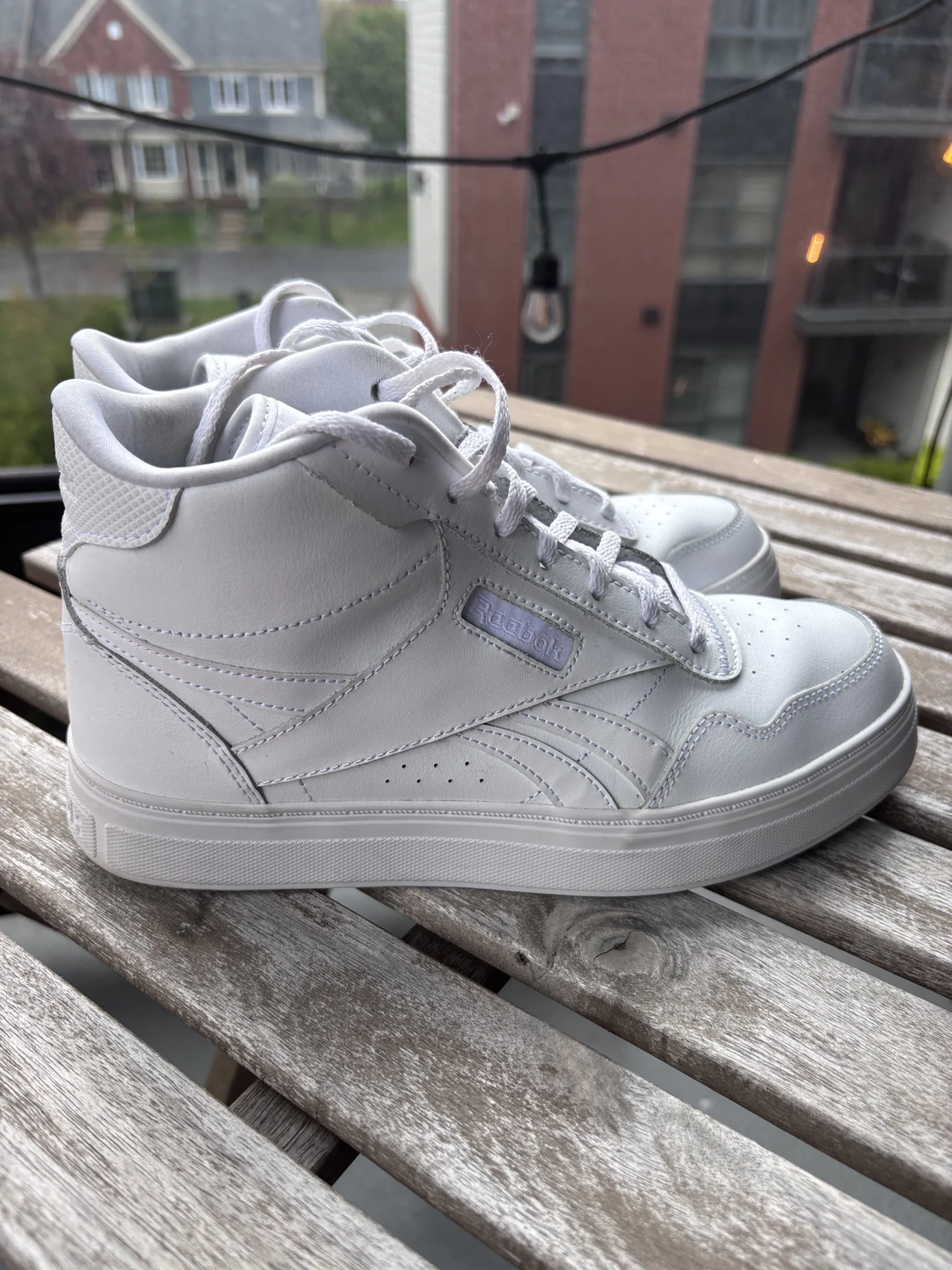 Soulier blanc Adidas gr 8 Reebok seconde main