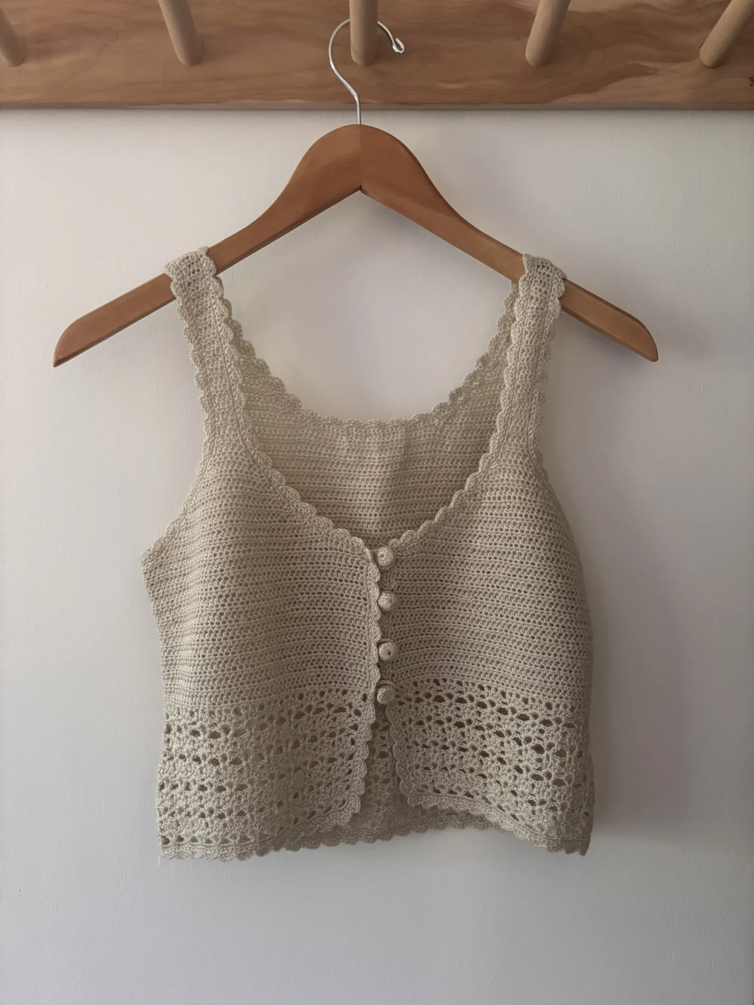 Image for Top en maille vintage