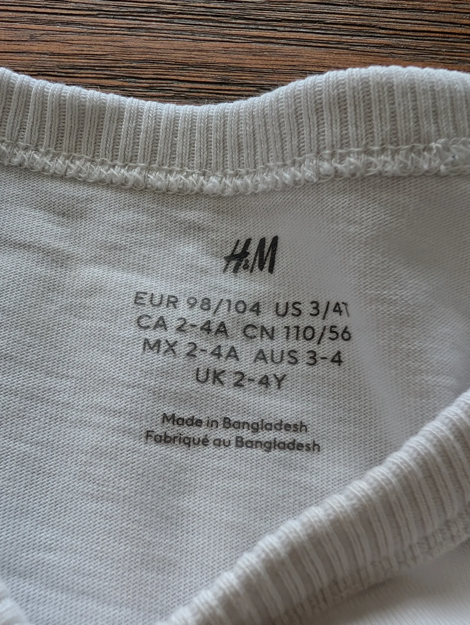 Image for Chandail HM 2-4 ans