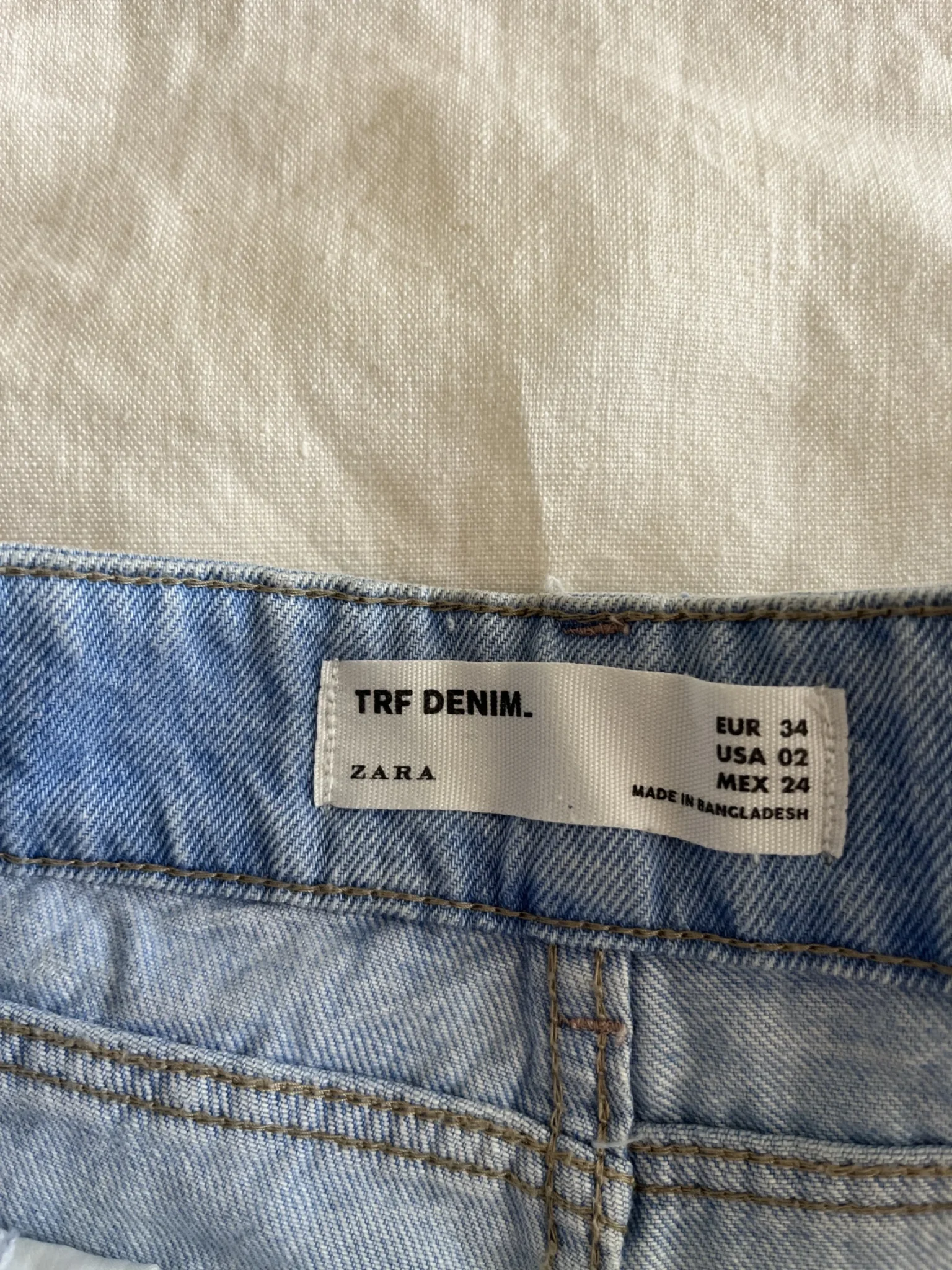 Image for Short en jeans Zara