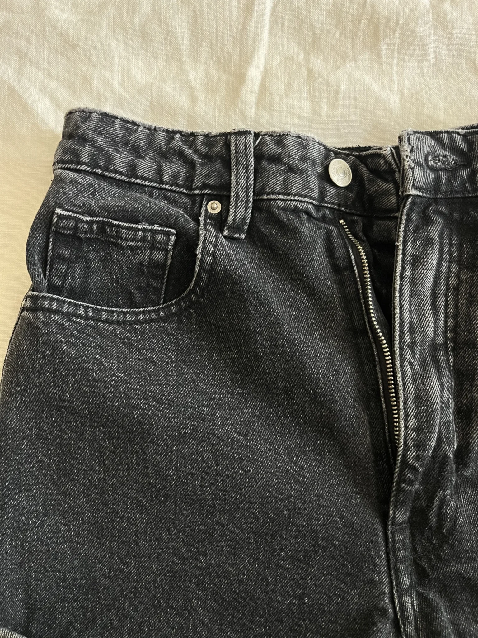 Image for Short Zara en jeans noir