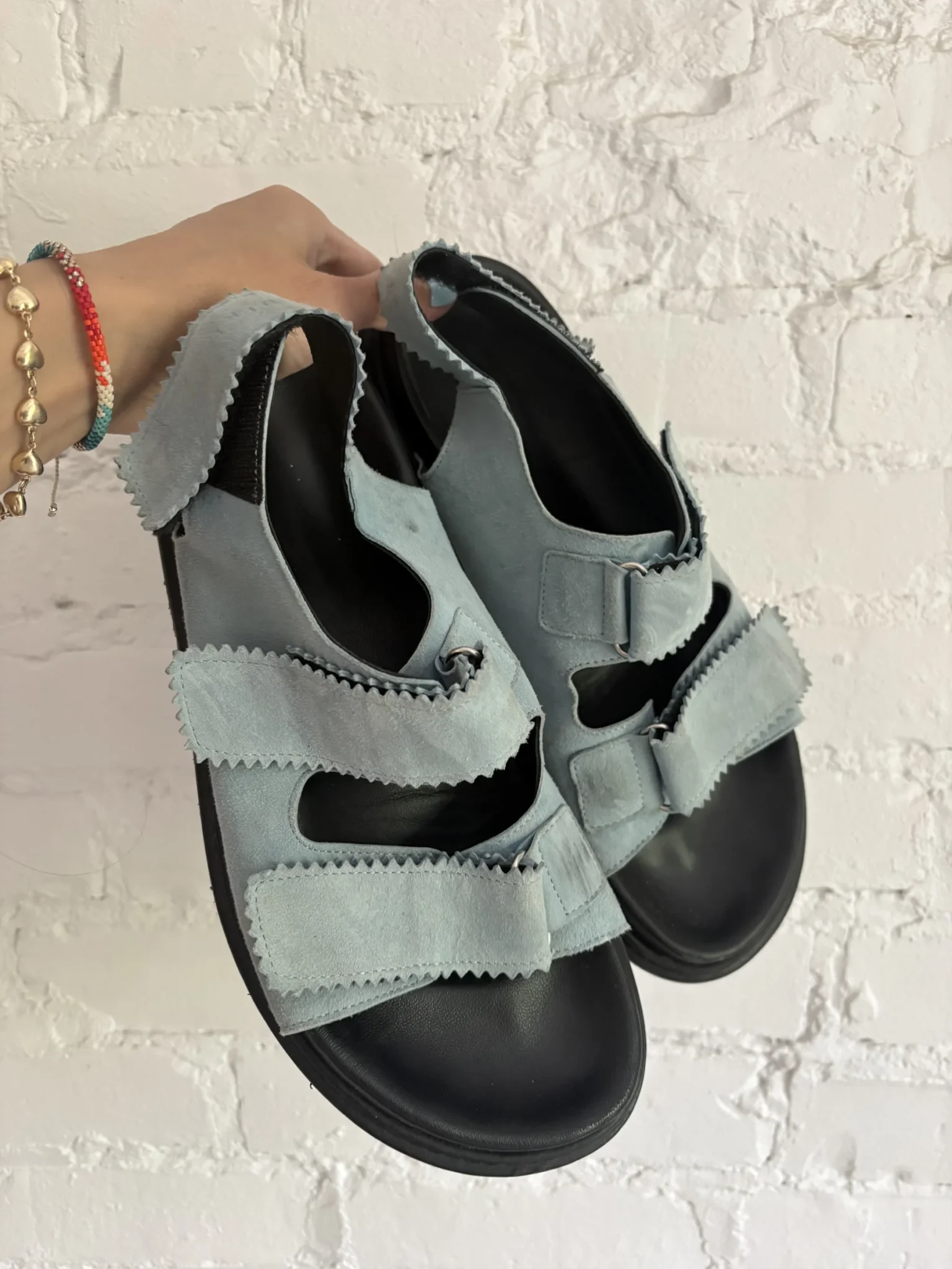 Image for Dad sandals en suède