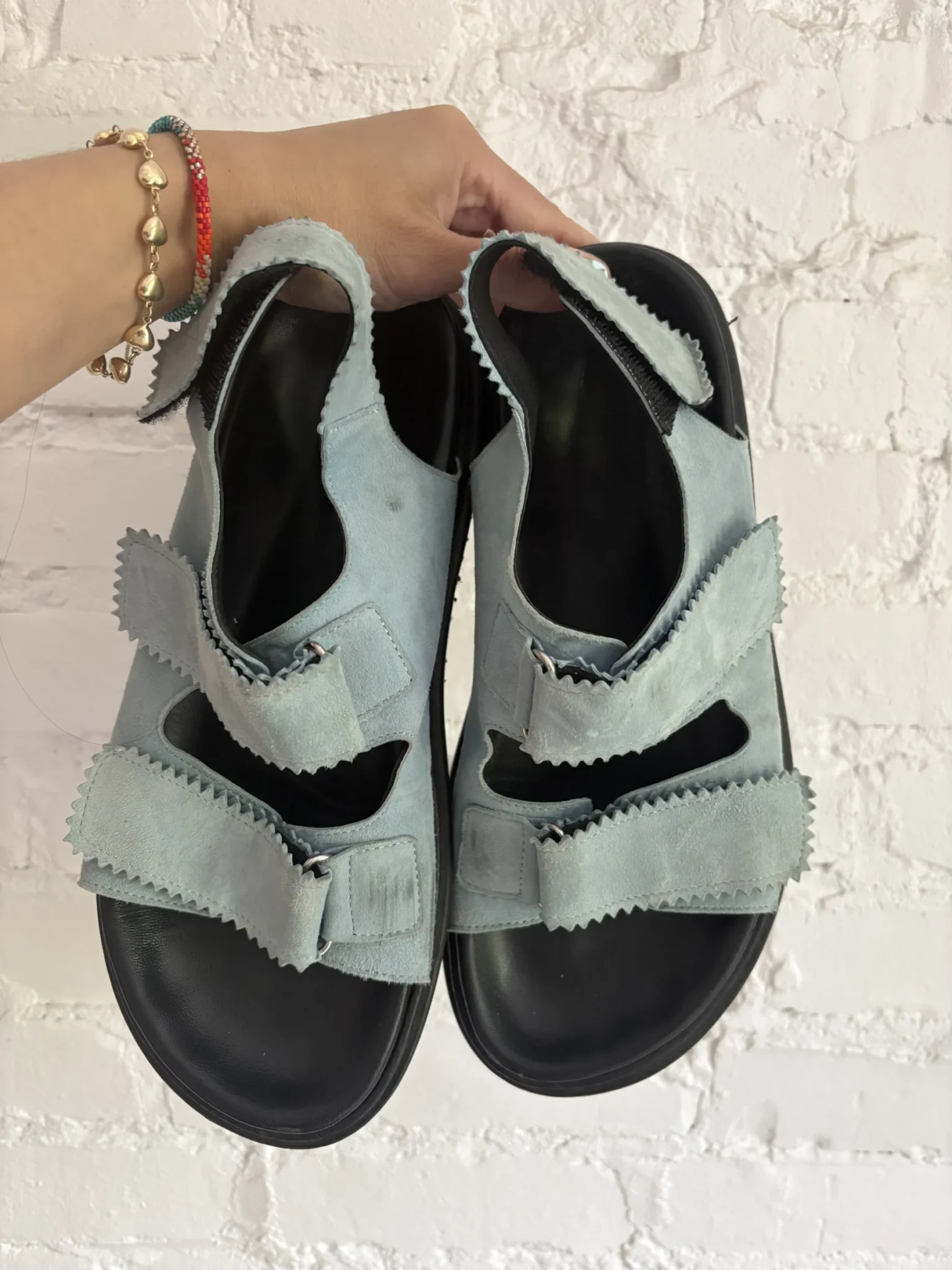 Image for Dad sandals en suède