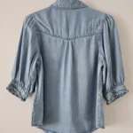 Thumbnail for Blouse en tencel manches bouffantes