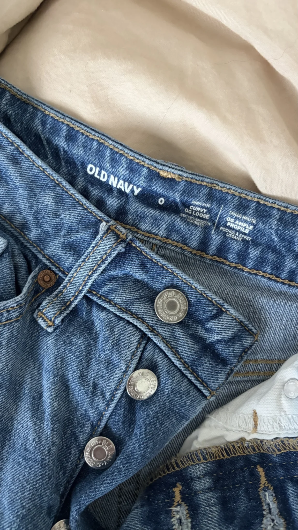 Image for Denim jambe droite à fente