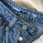 Thumbnail for Denim jambe droite à fente