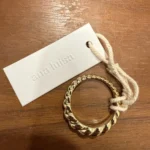 Thumbnail for Ana Luisa bague « Rope Slim » style croissant