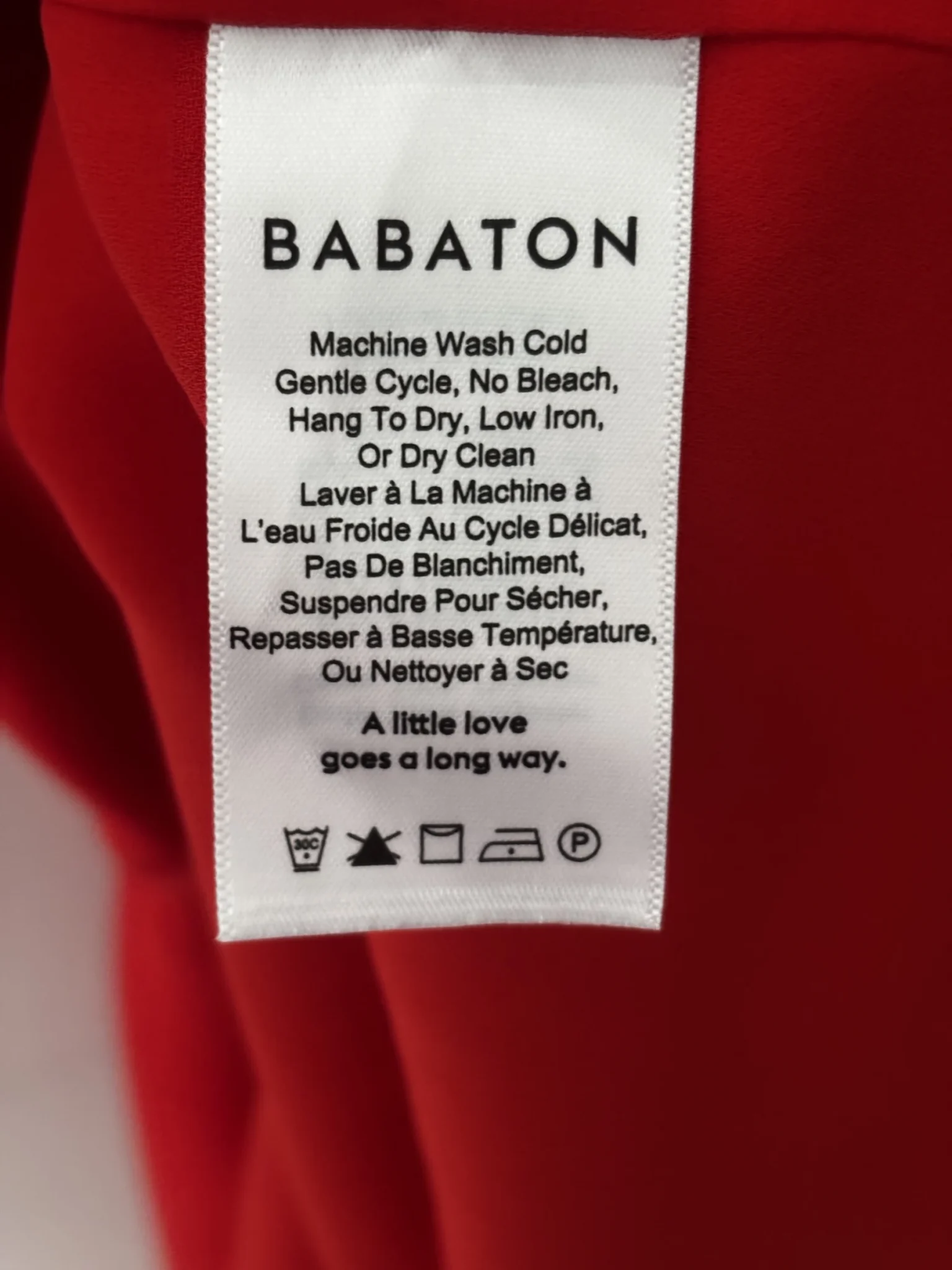 Image for ♥️Robe rouge écarlate BABATON