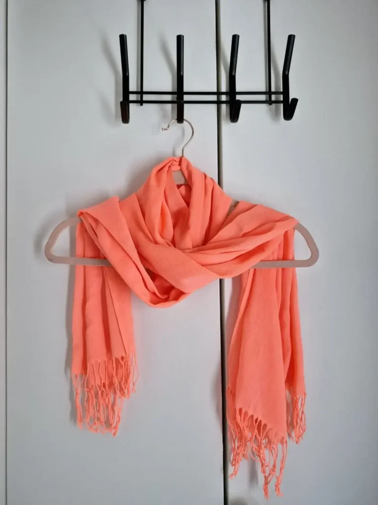Image for Foulard couleur corail/pêche 🍑