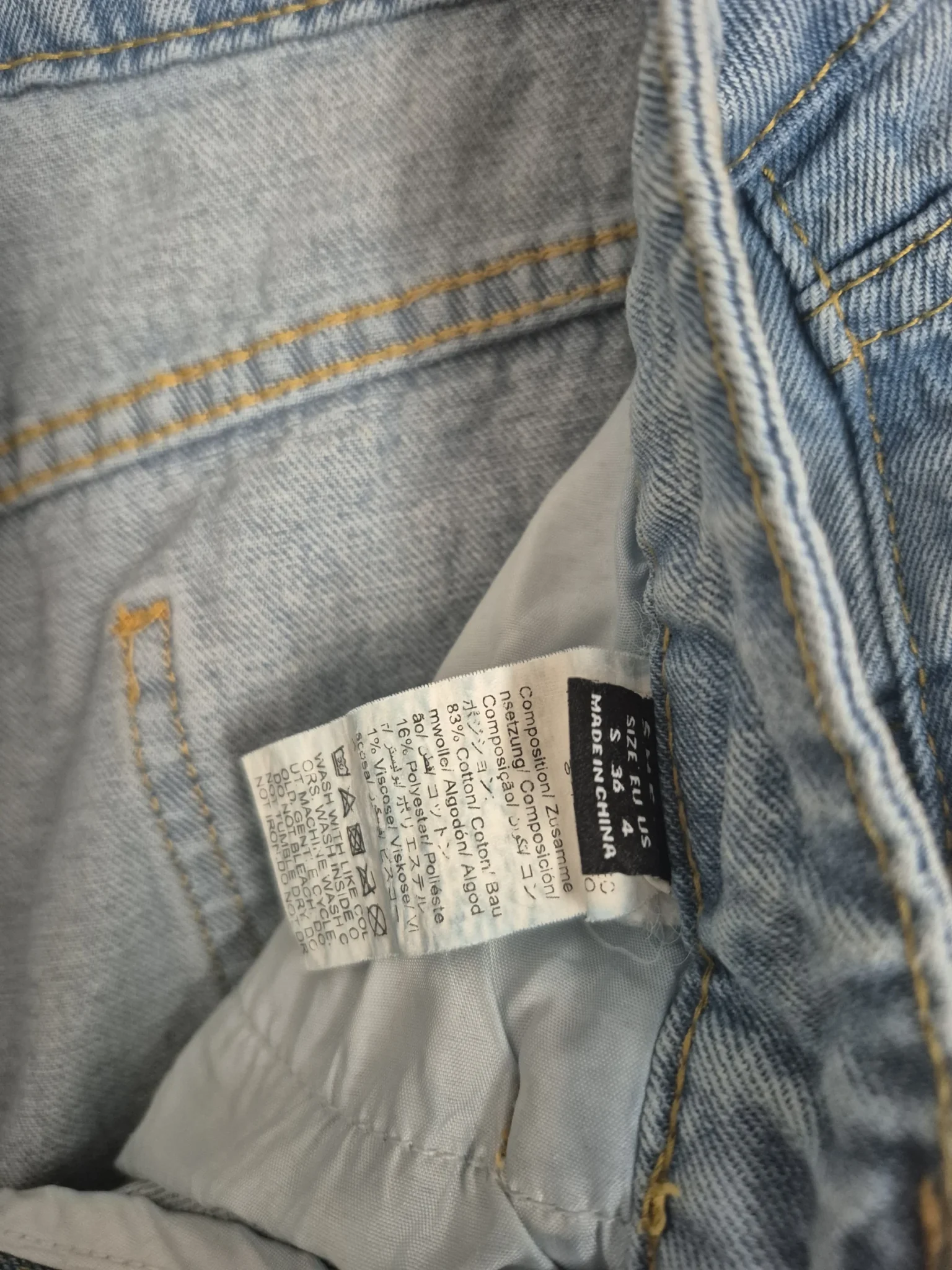 Image for Jeans taille haute Small