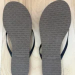 Thumbnail for TKEES Black Minimalist Leather Lily Sandales