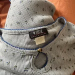 Thumbnail for Haut baby blue fleurie