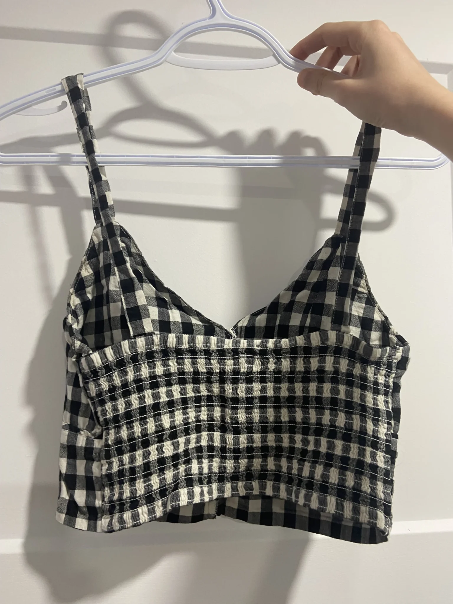 Image for Camisole court à carreaux