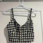 Thumbnail for Camisole court à carreaux