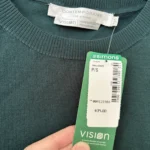 Thumbnail for T-shirt tricot couleur sarcelle