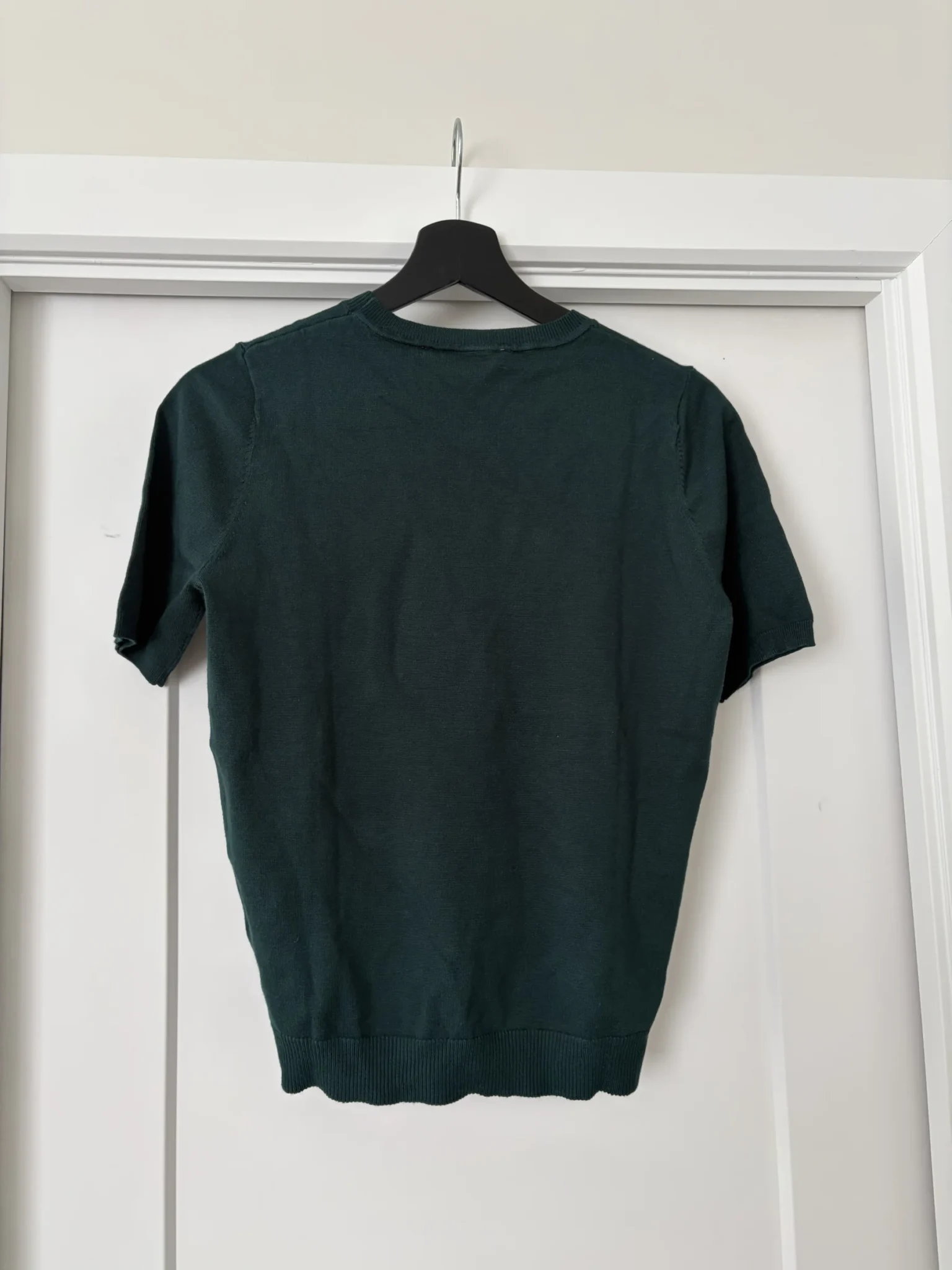 Image for T-shirt tricot couleur sarcelle