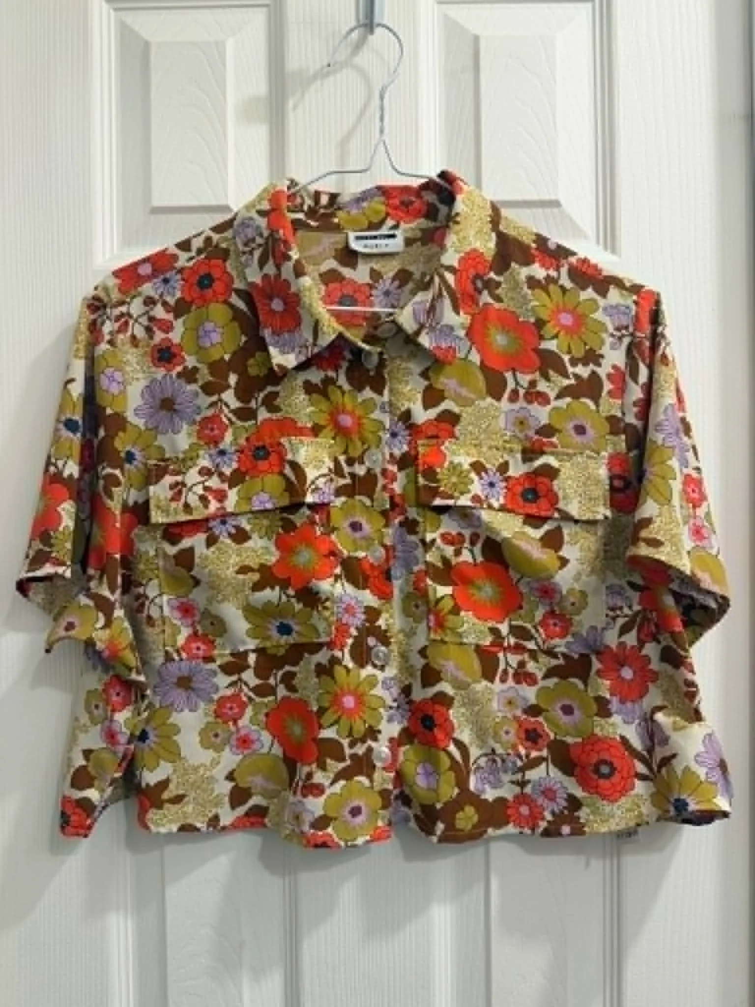 Chemise crop Noisy May Noisy May seconde main