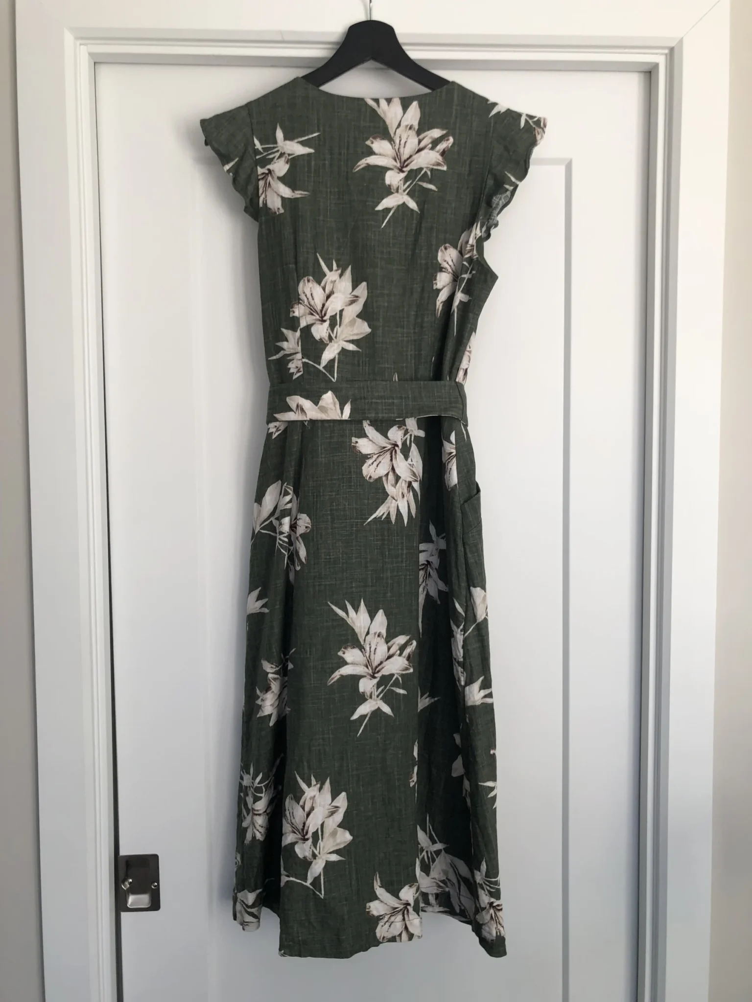 Image for Linen midi dress