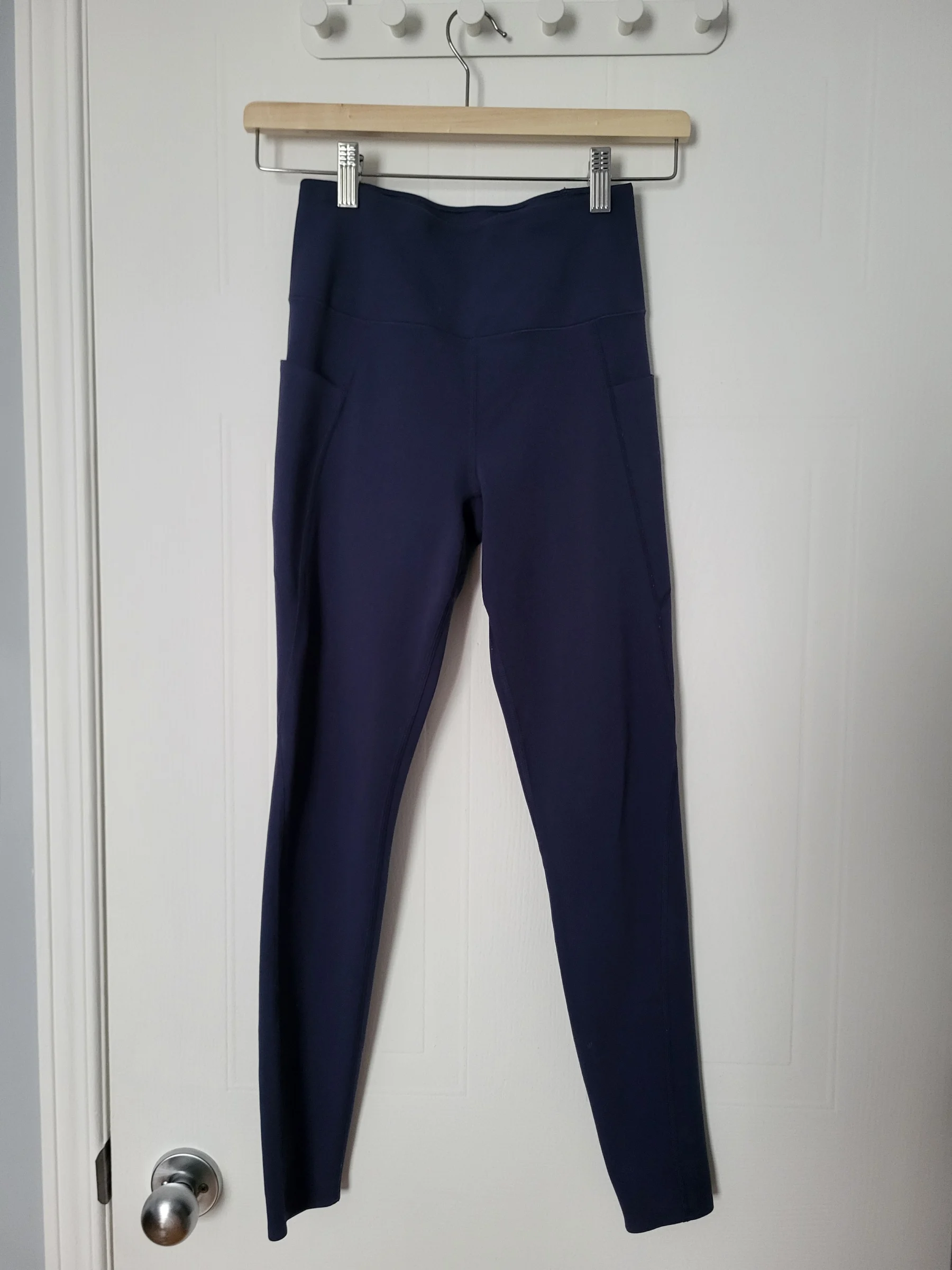 Legging Uniqlo marine Uniqlo seconde main