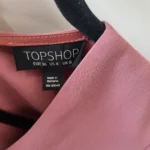 Thumbnail for Topshop - combinaison short couleur vieux rose