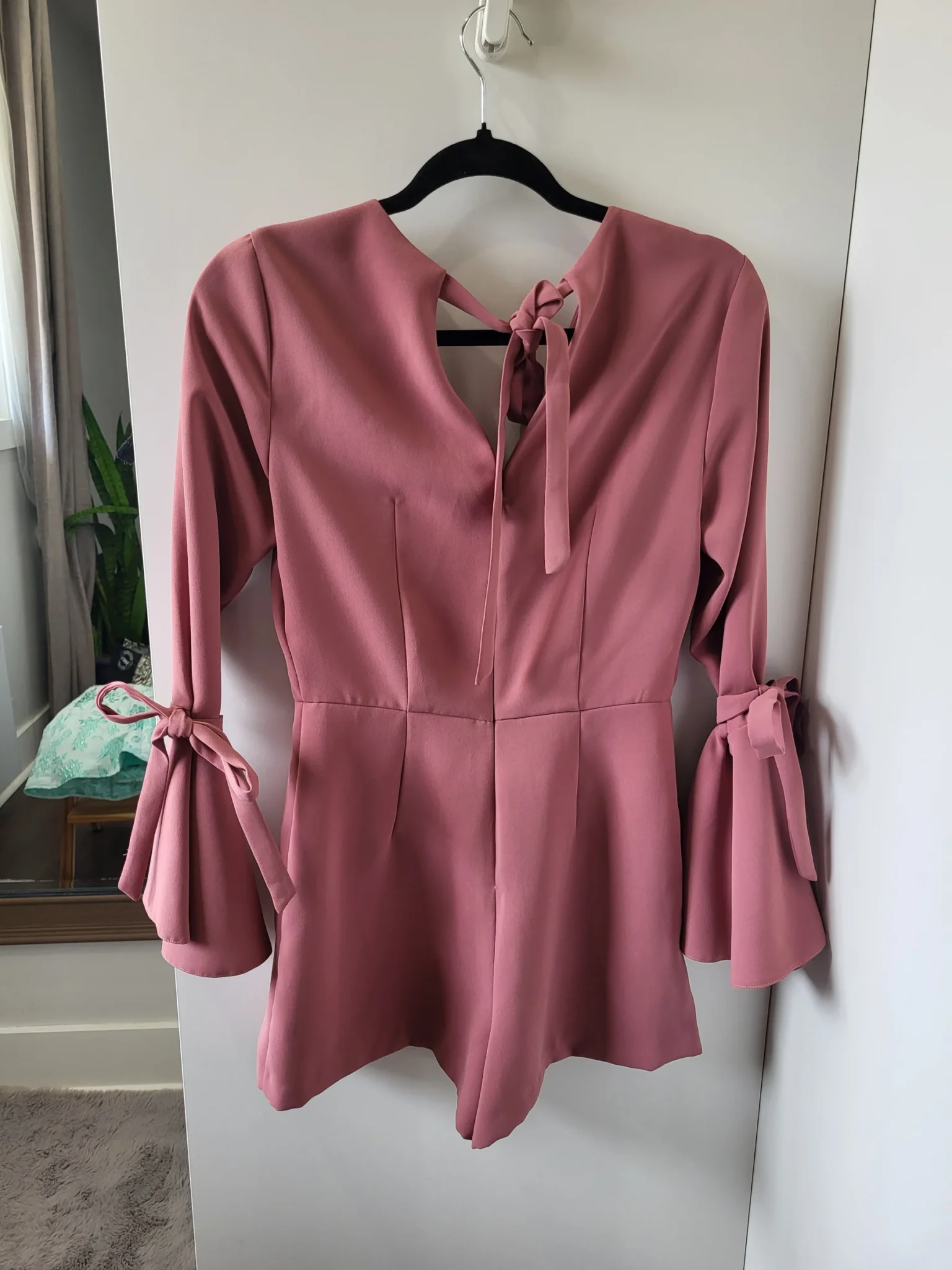 Image for Topshop - combinaison short couleur vieux rose