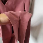 Thumbnail for Topshop - combinaison short couleur vieux rose