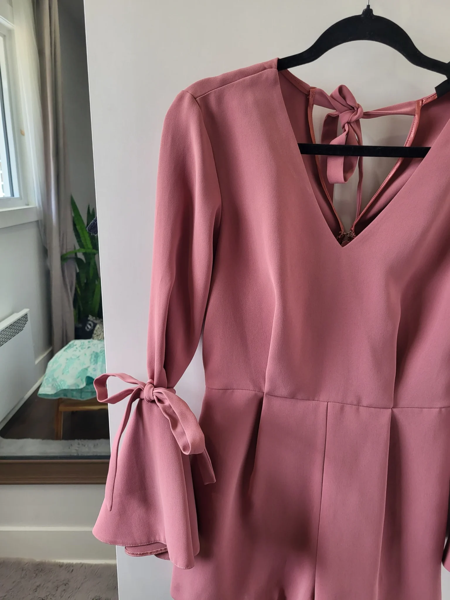 Image for Topshop - combinaison short couleur vieux rose