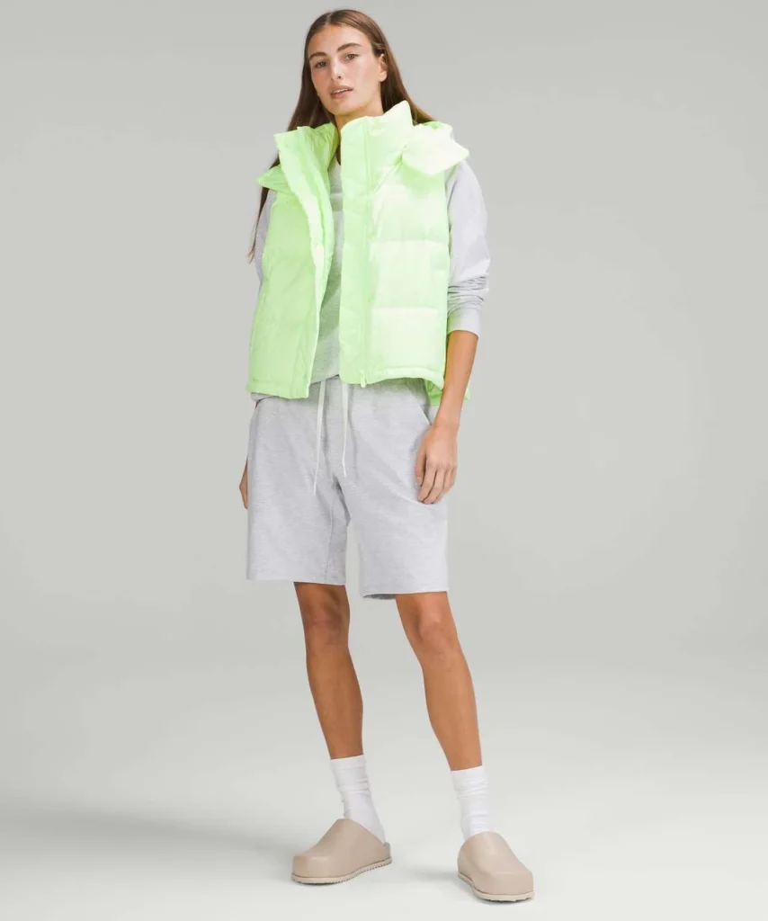 Image for Lululemon- veste sans manches vert fluo.