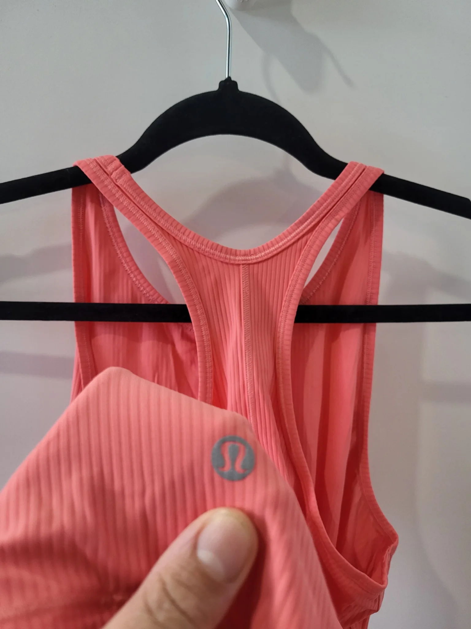 Image for Lululemon- Coral pink camisole.