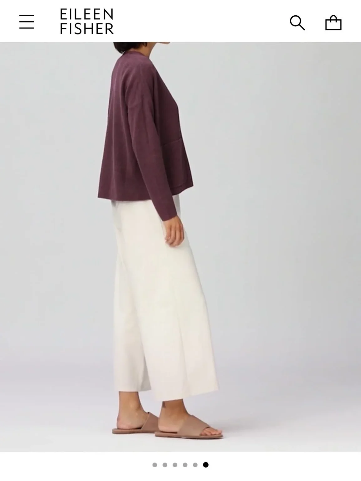 Image for ♥️Cardigan  EILEEN FISHER ( lin / coton)
