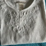 Thumbnail for Chandail blanc léger - 50% coton - Carroll Reed